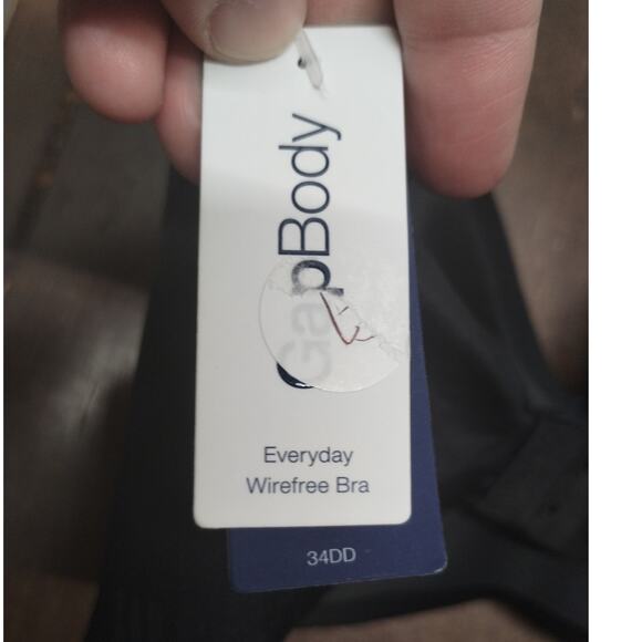 Gap Body NWT Size 34DD Black Everyday Essentials Wireless Wirefree Bra GPW00355 - Picture 5 of 8